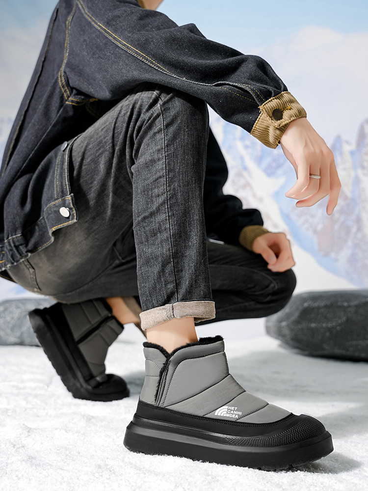 2026年冬用メンズシューズ 毛皮製 暖かい 快適なスノーブ - Waterproof Winter Boot のレビューと価格