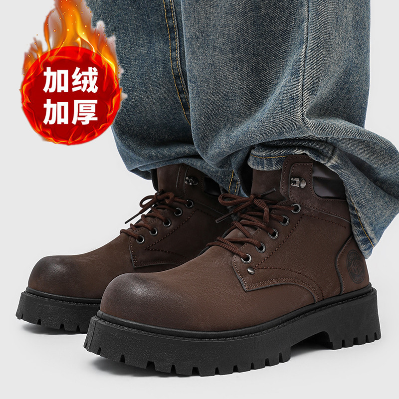 男性ブーツ新しい冬スリッパ暖かい防水ノンスリップぬいぐるみス - Waterproof Winter Boot のレビューと価格