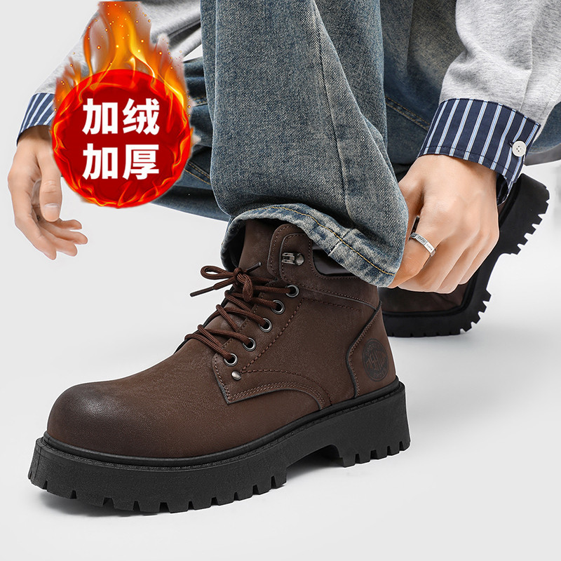 男性ブーツ新しい冬スリッパ暖かい防水ノンスリップぬいぐるみス - Waterproof Winter Boot のレビューと価格