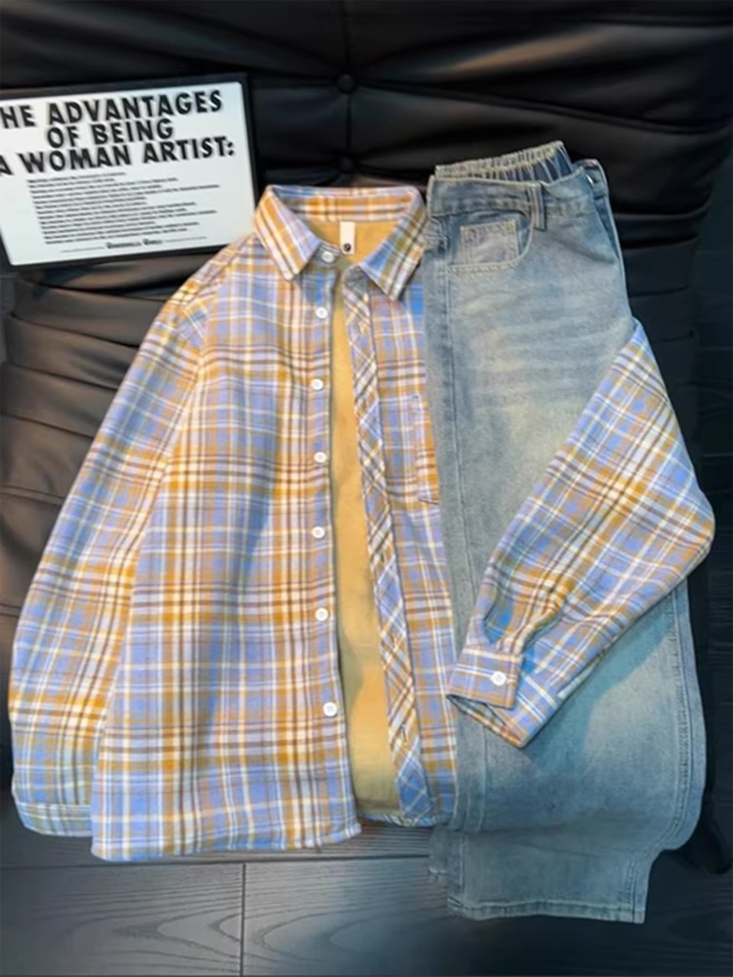 メンズヴィンテージチェック柄フランネルシャツ冬用暖かい長袖フ - Flannel Shirt Lined のレビューと価格