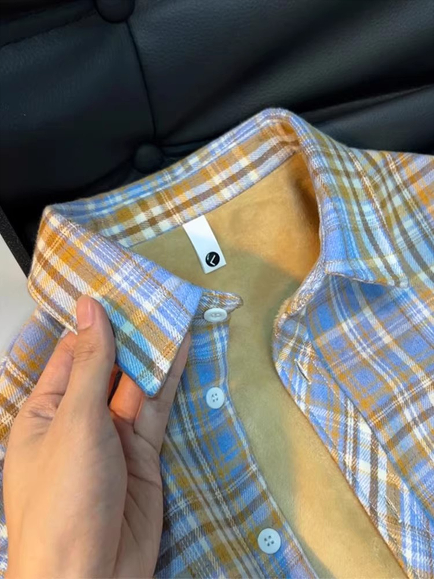 メンズヴィンテージチェック柄フランネルシャツ冬用暖かい長袖フ - Flannel Shirt Lined のレビューと価格