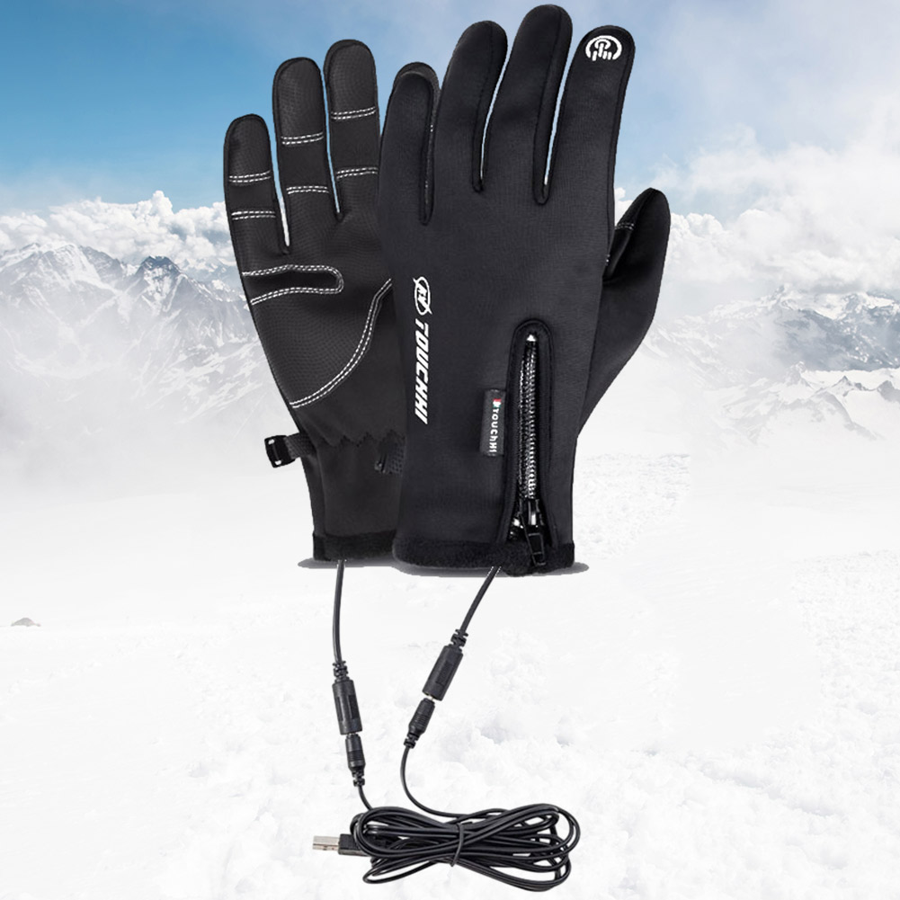 USBタッチスクリーン付き電気温水手袋,加熱ハンドウォーマー - Touch Screen Gloves のレビューと価格