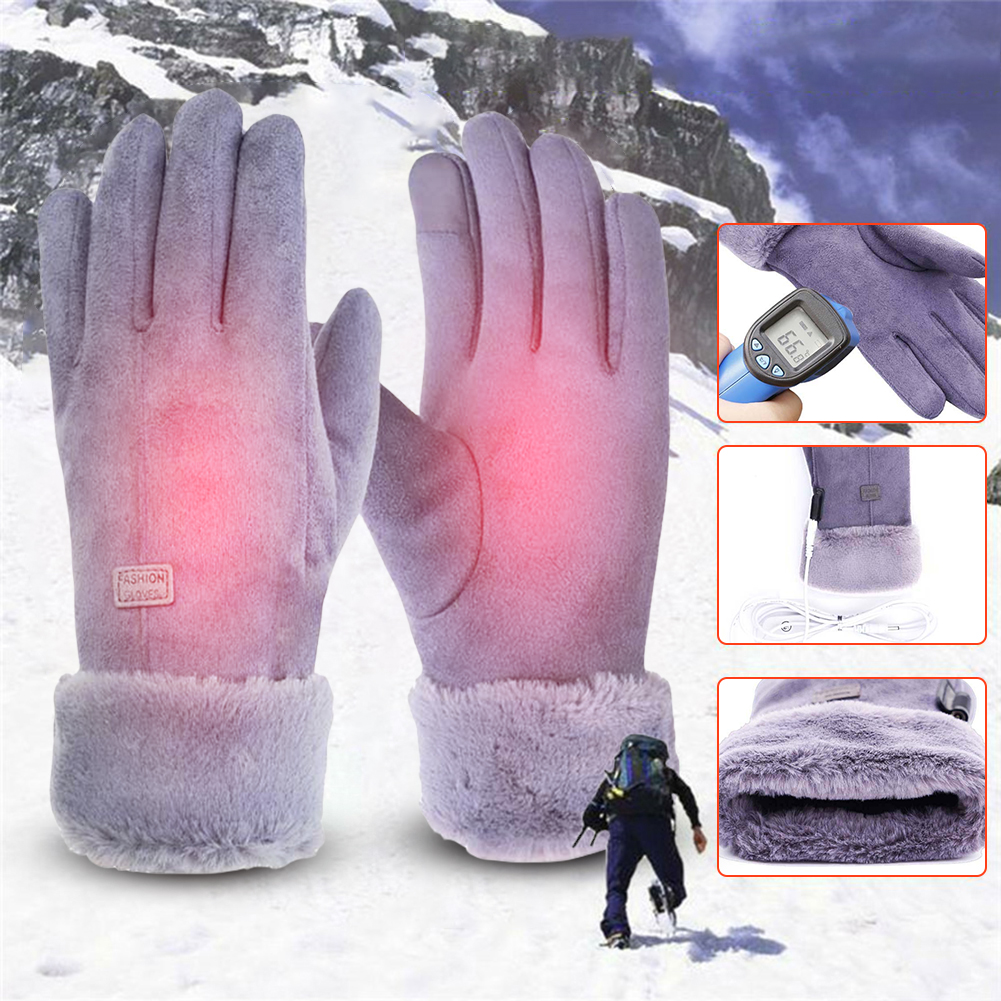 電気暖かい手袋 3 ギア調整冬用サーマルサイクリンググローブ - Touch Screen Gloves のレビューと価格