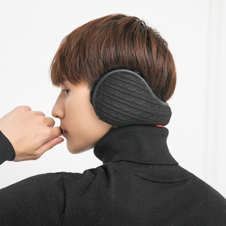 男性と女性のための暖かいイヤーマフ,暖かいウールのイヤーバッ - Earmuffs Foldable のレビューと価格