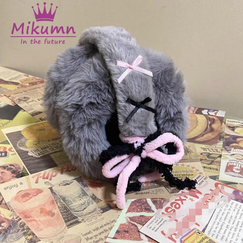 Mikumn 原宿 Y2k かわいい甘い弓ぬいぐるみイヤーウ - Earmuffs Foldable のレビューと価格
