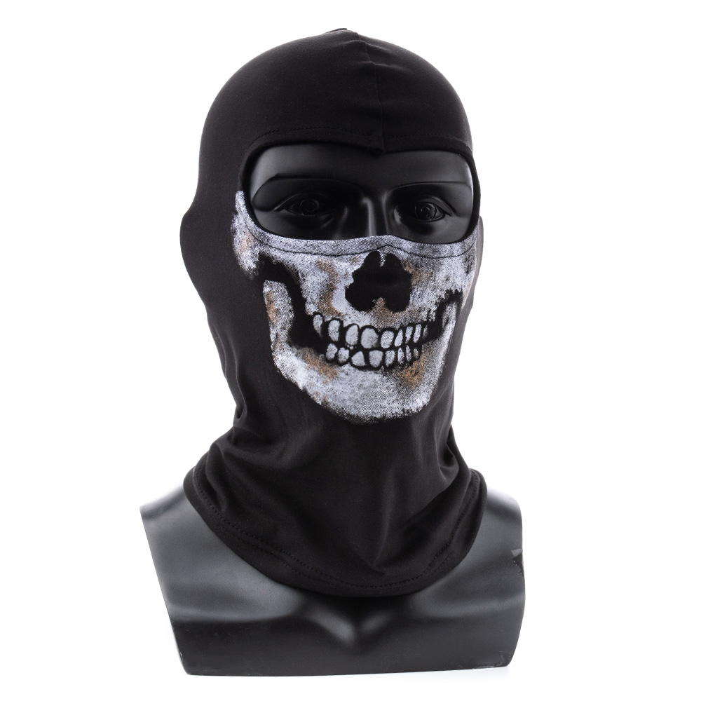 オートバイ自転車スキースカル目出し帽マスクコスプレ怖いゴース - Balaclava Ski Mask のレビューと価格