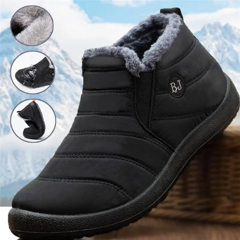 ファッションメンズスノーブーツ足首高保温靴寒い冬用防水屋外雪 - Waterproof Winter Boot のレビューと価格