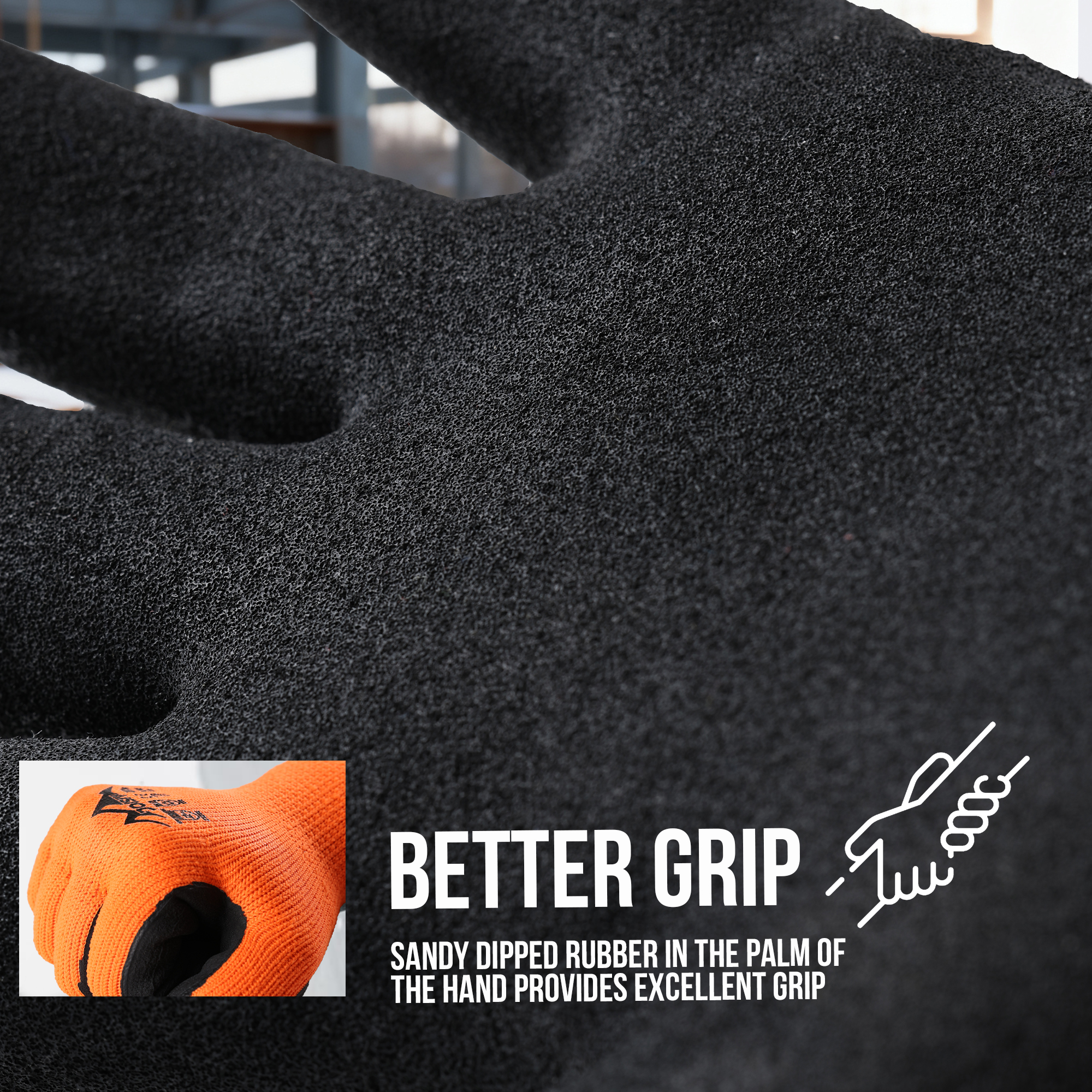 フリースとラテックスグリップ付きの断熱作業用手袋1組、釣り、 - Snow Glove Insulated のレビューと価格