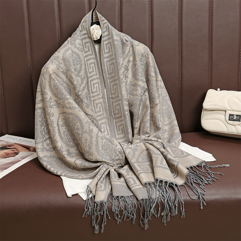 2024 高級厚いカシミヤスカーフ女性プリント新ラップパシュ - Cashmere Pashmina Wrap のレビューと価格
