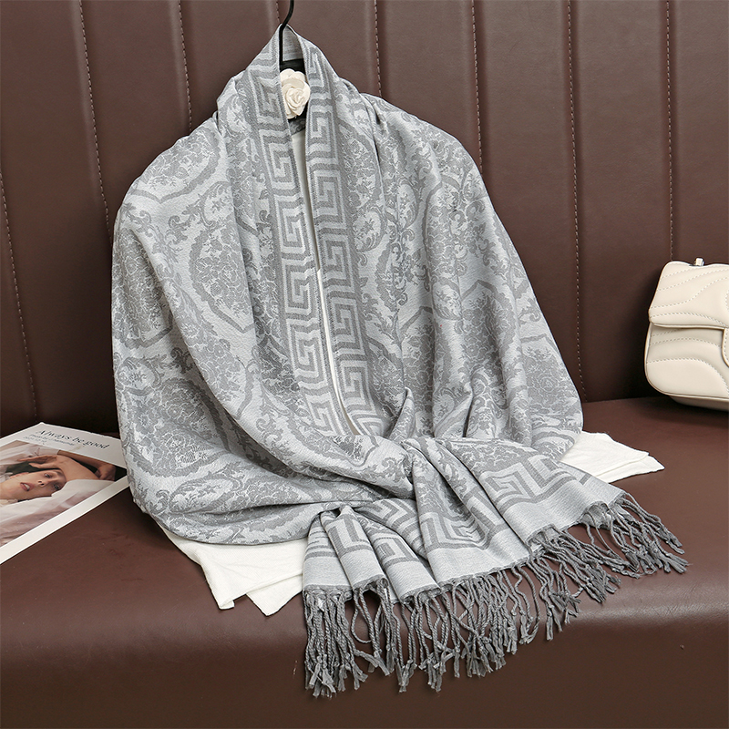 2024 高級厚いカシミヤスカーフ女性プリント新ラップパシュ - Cashmere Pashmina Wrap のレビューと価格