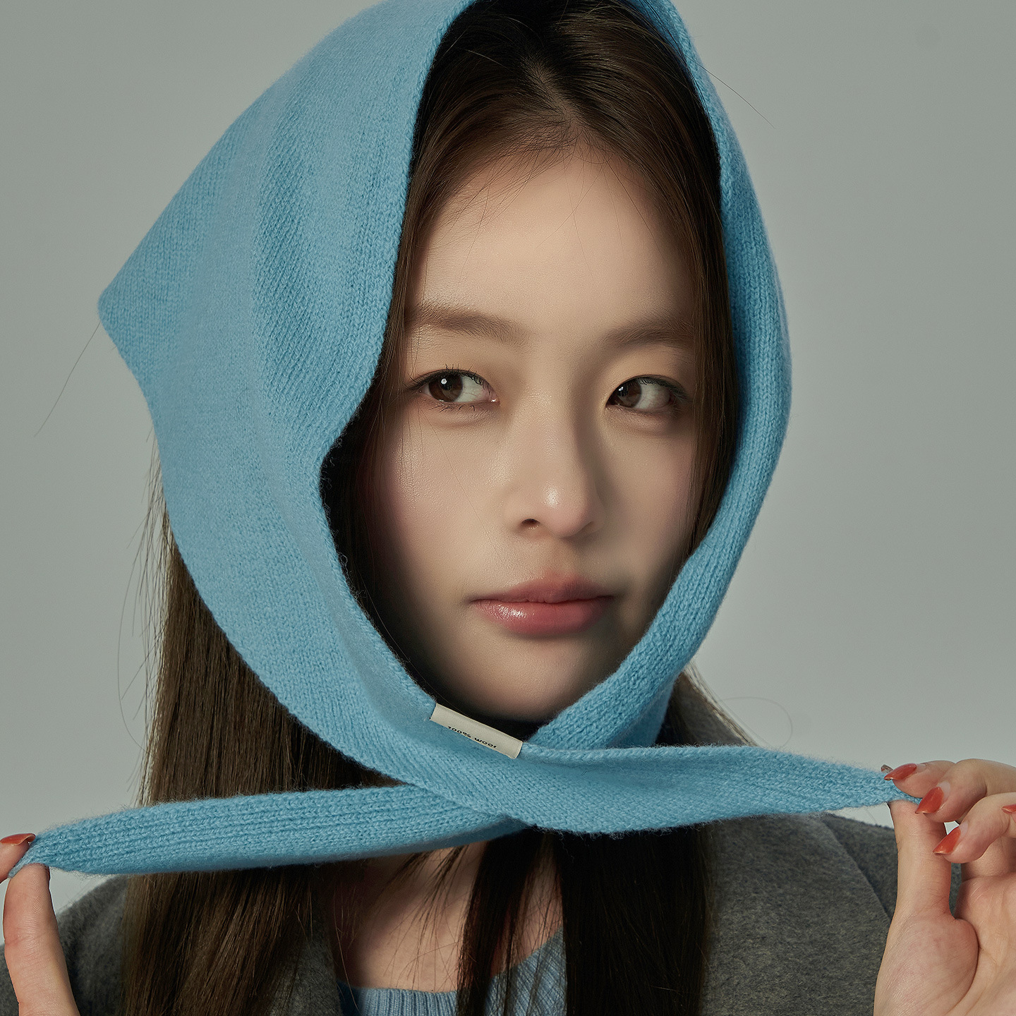 高級女性 100% ウールスカーフショール冬暖かい固体ニット - Shawl Wrap Winter のレビューと価格