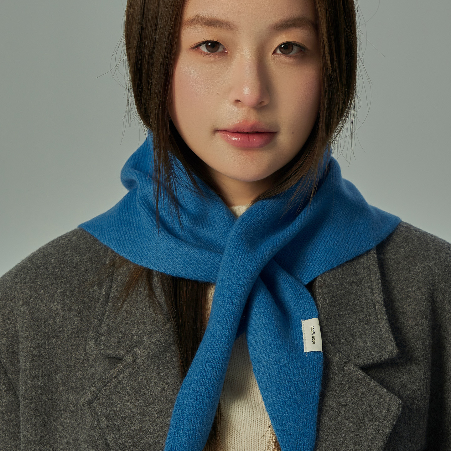 高級女性 100% ウールスカーフショール冬暖かい固体ニット - Shawl Wrap Winter のレビューと価格