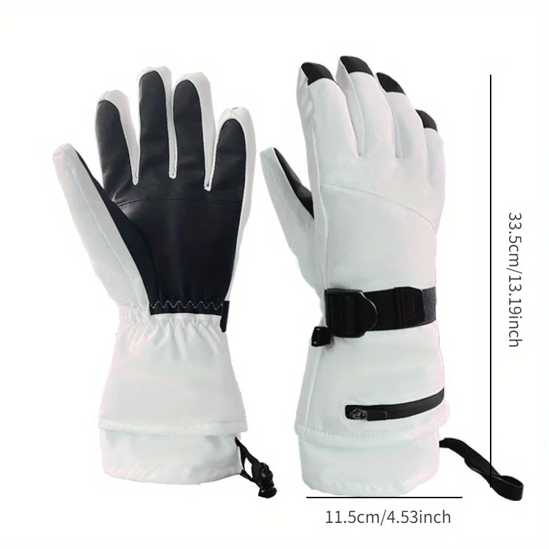 保温防水スキーグローブ タッチスクリーン対応 防風 冬用スノ - Snow Glove Insulated のレビューと価格