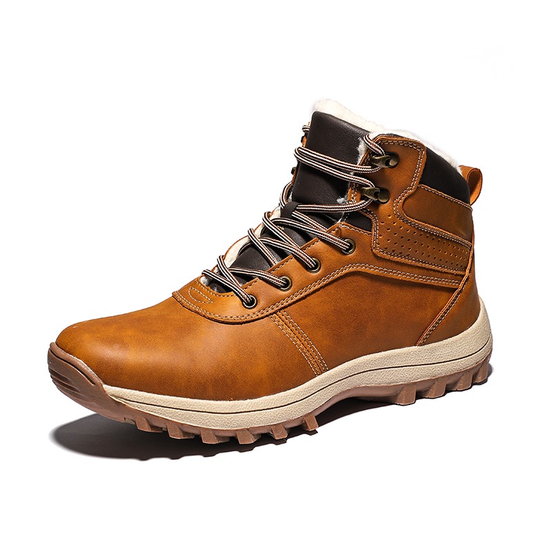 超暖かいメンズウィンターブーツ、大きいサイズ、メンズファー付 - Waterproof Winter Boot のレビューと価格