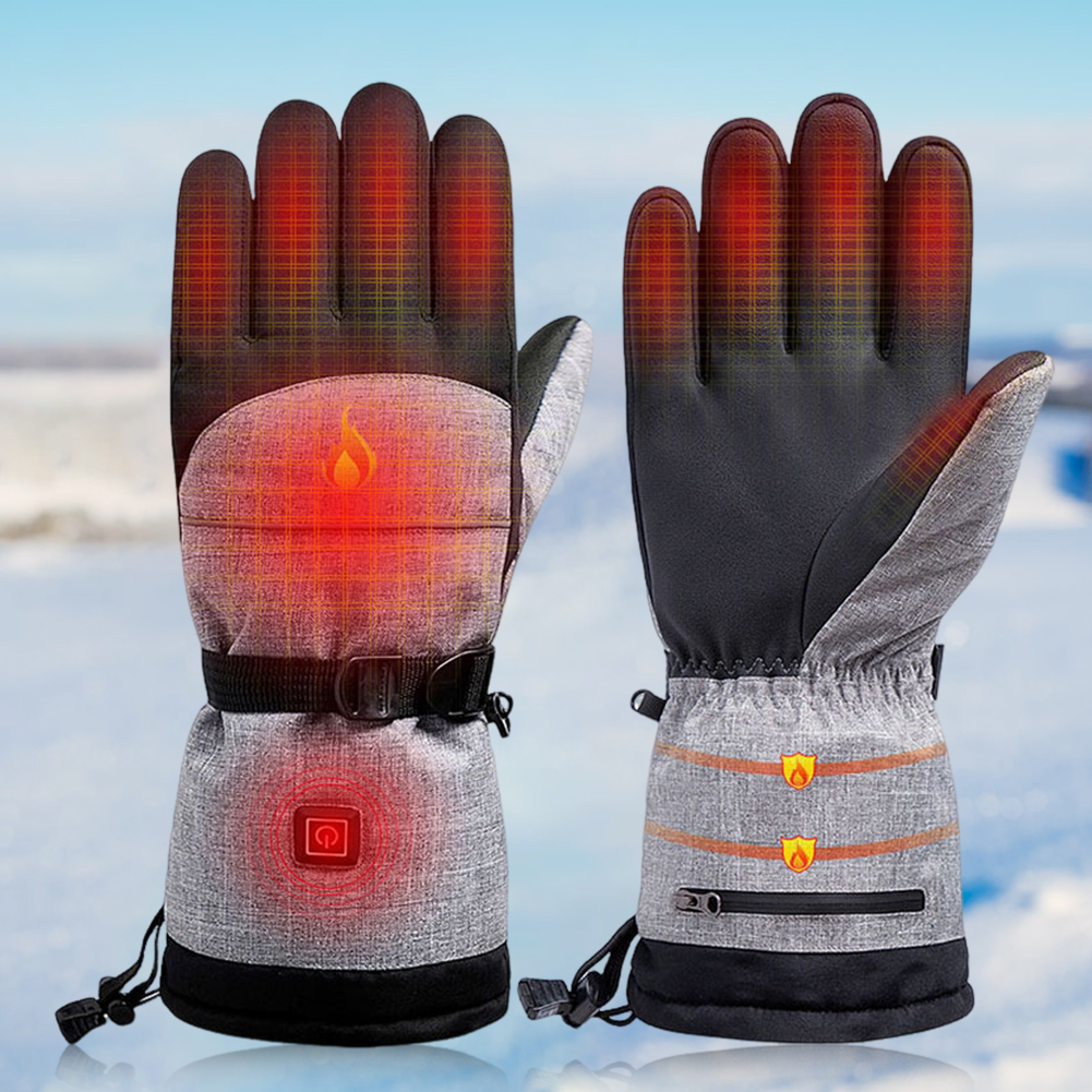 電熱手袋男性女性充電式 5000mAh バッテリーなしタッチ - Touch Screen Gloves のレビューと価格