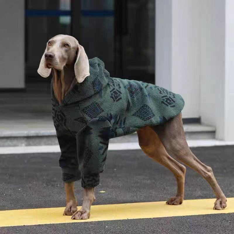 冬用暖かいフード付き犬用コート、シェルパフリース厚手の犬用パ - Sherpa Hoodie Fleece のレビューと価格