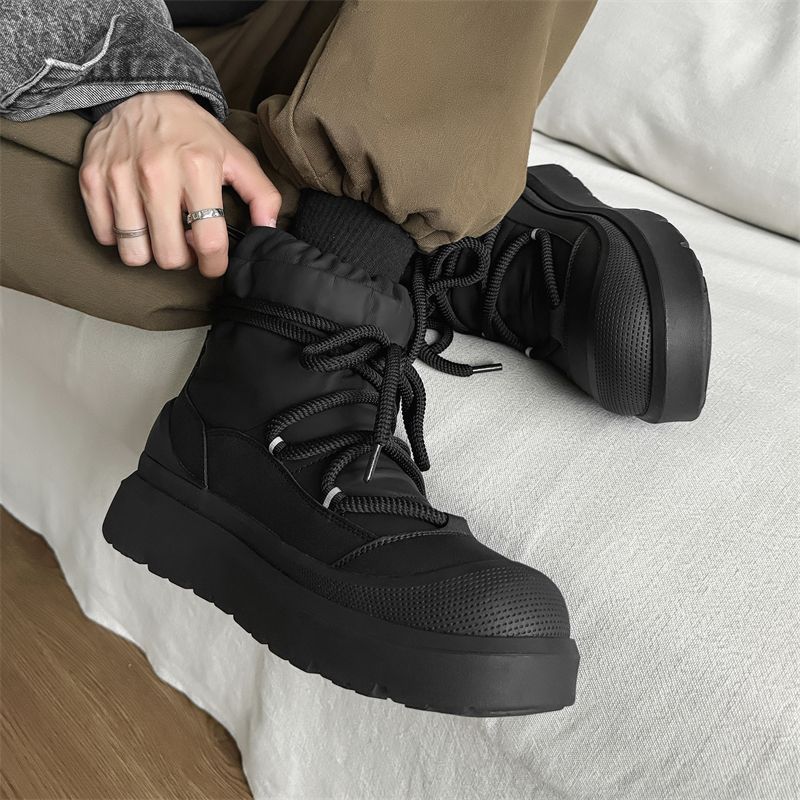 デザイナー新作メンズスノーブーツ冬用ハイカットアンクルブーツ - Waterproof Winter Boot のレビューと価格