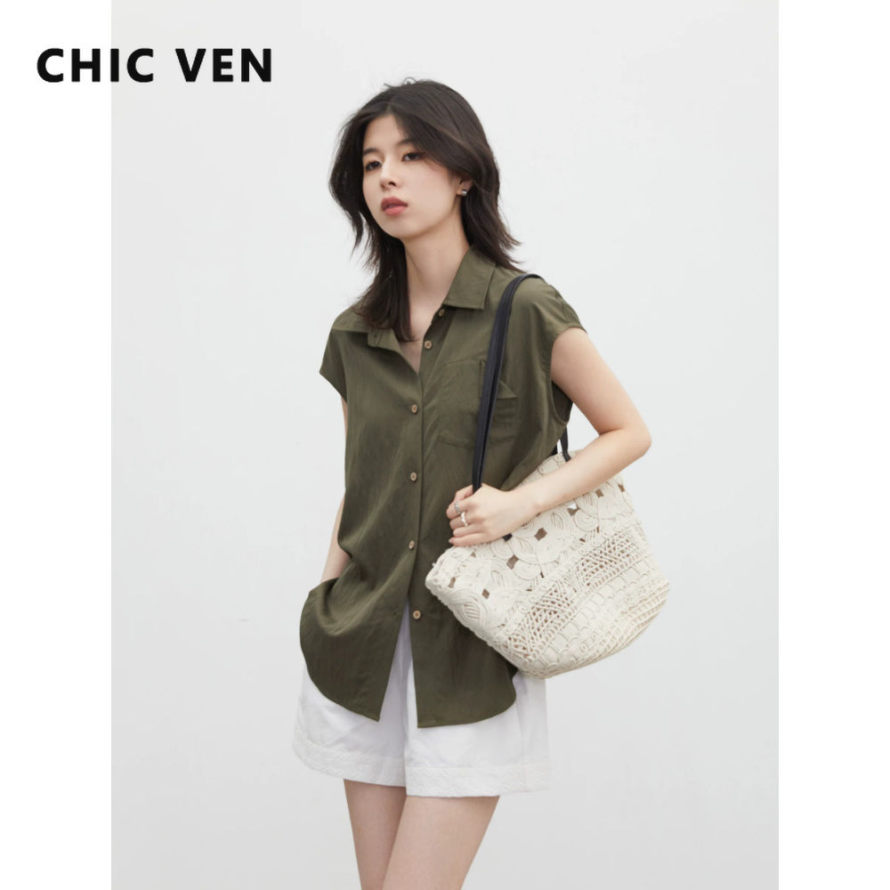 CHIC VEN 新ファッション女性シャツソリッドルーズカジ - Down Jacket Packable のレビューと価格