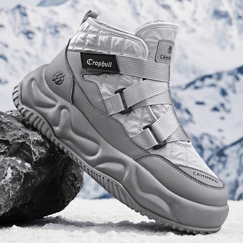 新しい暖かくてファッショナブルなメンズブーツ、ハイカットで厚 - Waterproof Winter Boot のレビューと価格