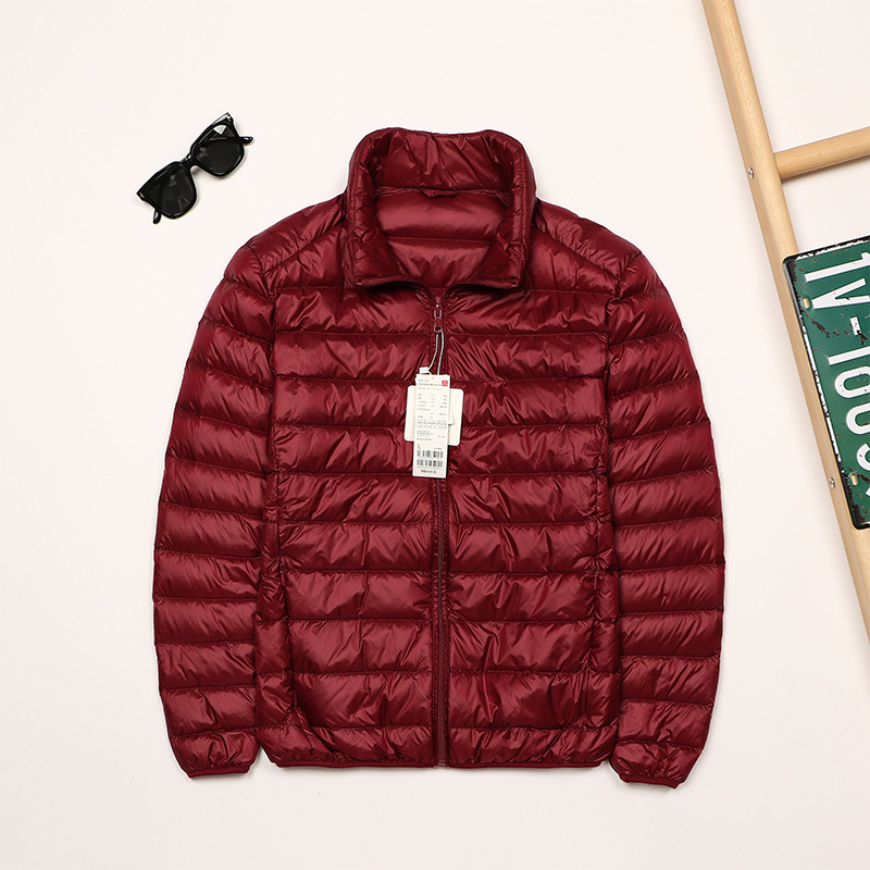 秋冬新 2024 メンズ軽量ダウンジャケットスタンドカラープ - Down Jacket Packable のレビューと価格