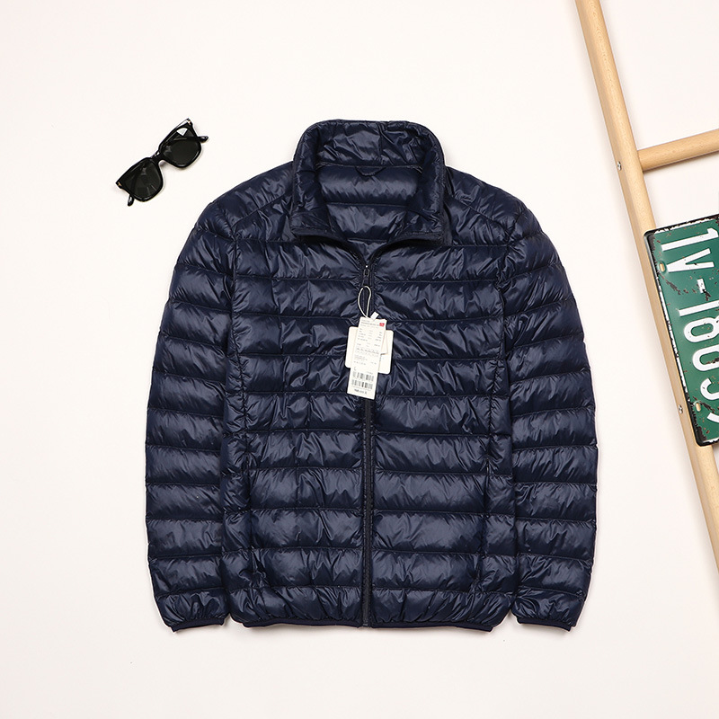 秋冬新 2024 メンズ軽量ダウンジャケットスタンドカラープ - Down Jacket Packable のレビューと価格