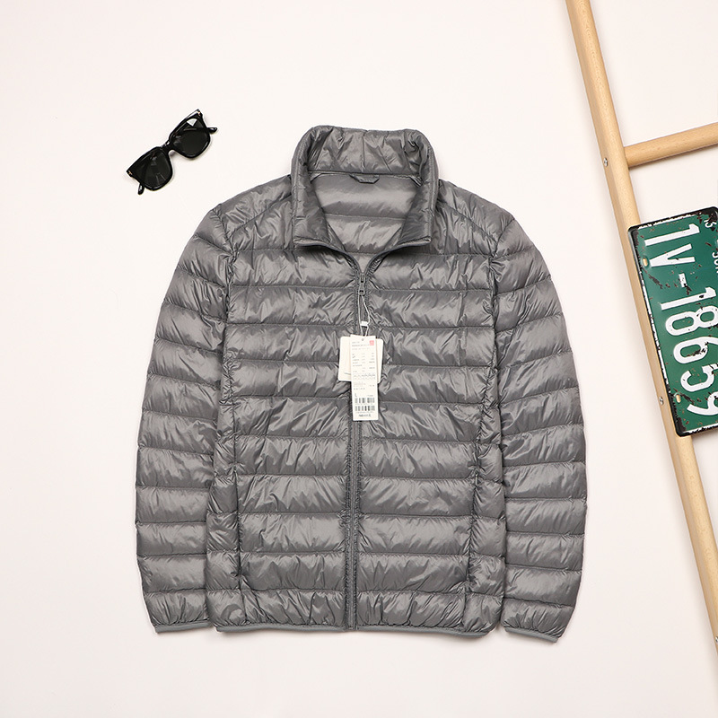 秋冬新 2024 メンズ軽量ダウンジャケットスタンドカラープ - Down Jacket Packable のレビューと価格