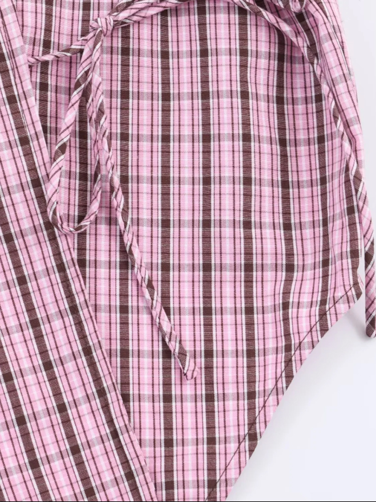 レディース トレンドチェック柄シャツ エレガント Aライン  - Flannel Shirt Lined のレビューと価格