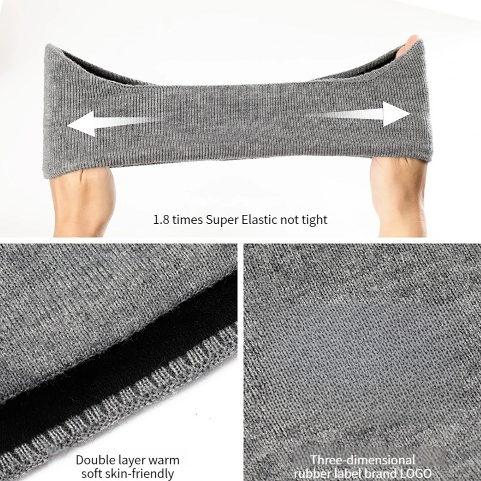 冬用暖かいイヤーマフ、男女兼用、おしゃれなフリース製イヤーマ - Fleece Ear Warmer Band のレビューと価格