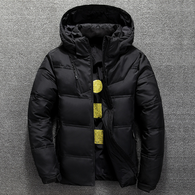 メンズフード付き秋冬ジャケット,暖かくカジュアルなコート,ハ - Down Jacket Packable のレビューと価格