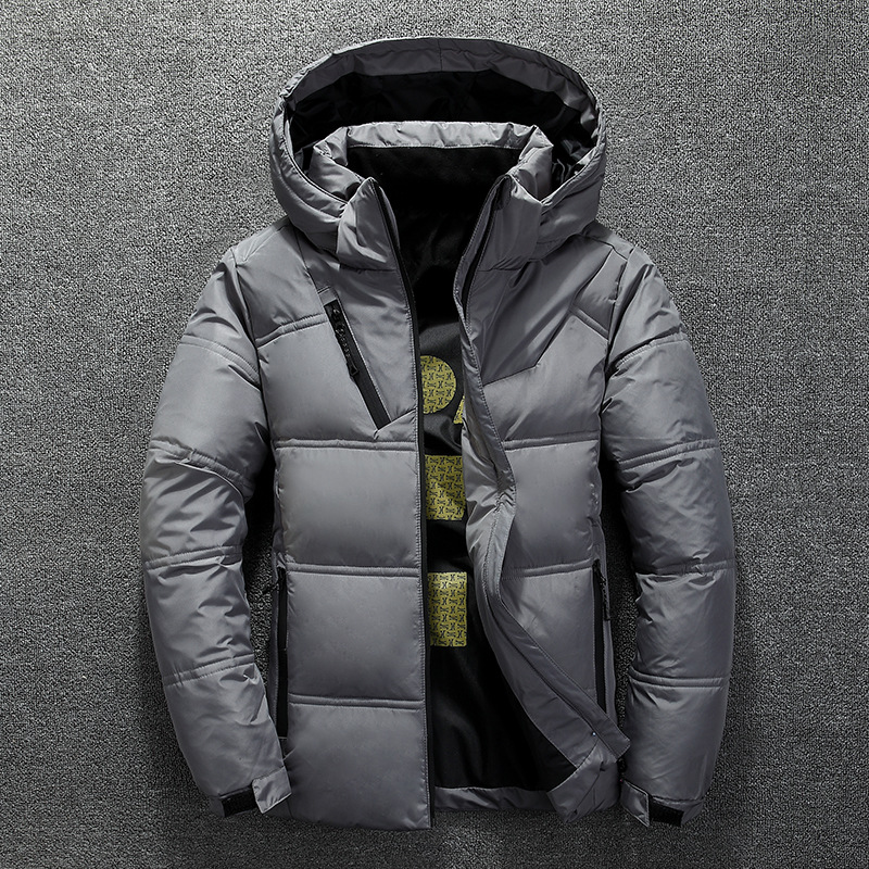 メンズフード付き秋冬ジャケット,暖かくカジュアルなコート,ハ - Down Jacket Packable のレビューと価格