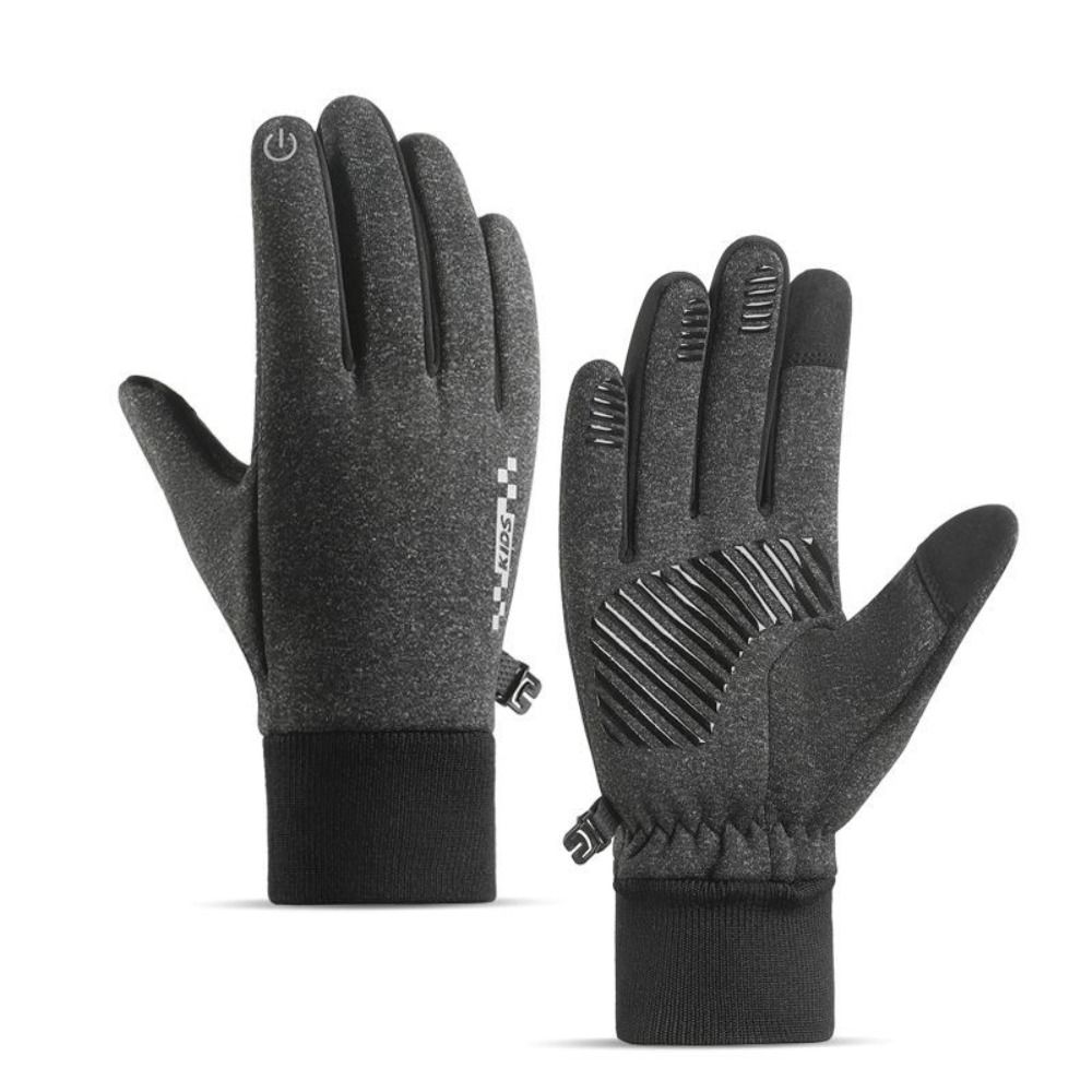 滑り止め冬用子供用自転車グローブフルフィンガー滑り止め暖かい - Touch Screen Gloves のレビューと価格