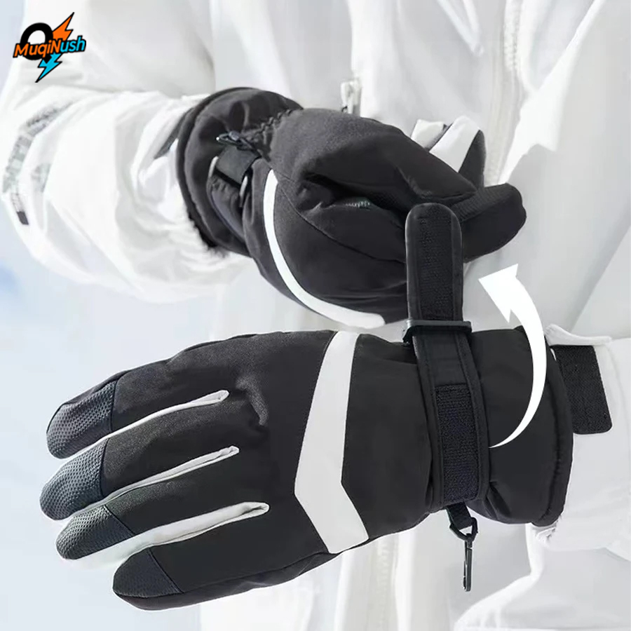 MuqiNush 防水防風スノーボードベルベット断熱スキーグ - Snow Glove Insulated のレビューと価格