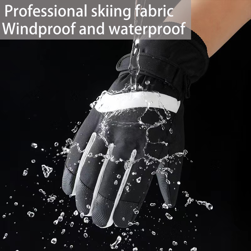 MuqiNush 防水防風スノーボードベルベット断熱スキーグ - Snow Glove Insulated のレビューと価格