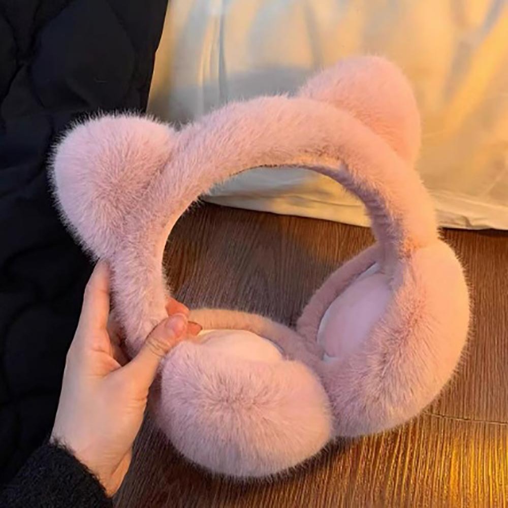 かわいい猫のイヤーマフ、冬用暖かい防風イヤーカバー、女性と女 - Earmuffs Foldable のレビューと価格