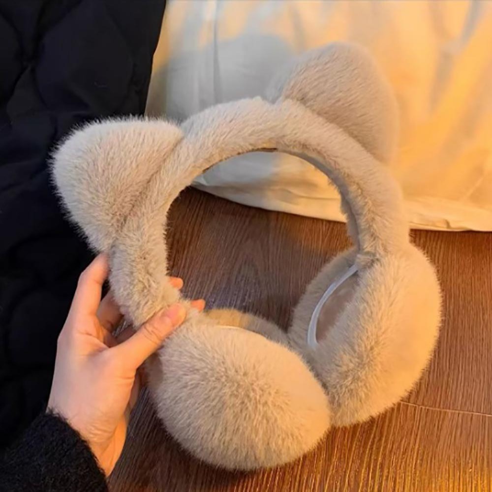 かわいい猫のイヤーマフ、冬用暖かい防風イヤーカバー、女性と女 - Earmuffs Foldable のレビューと価格
