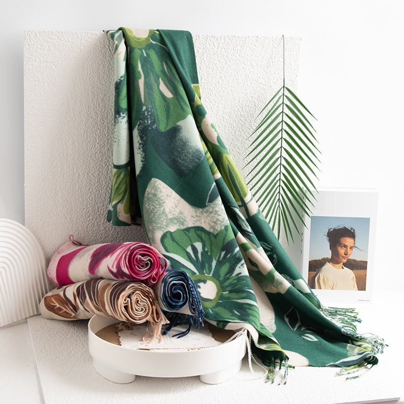 高級スカーフカシミヤパシュミナ冬の新ショール厚く暖かいファッ - Cashmere Pashmina Wrap のレビューと価格