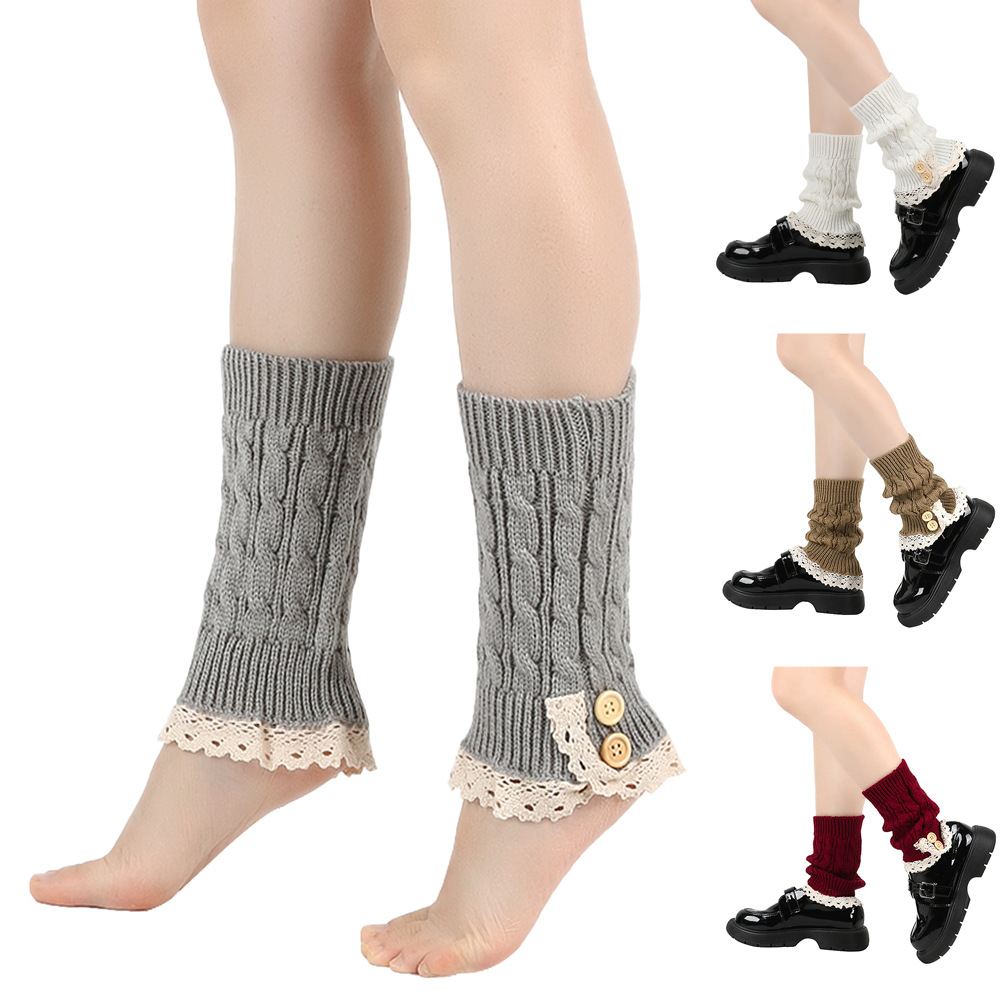 レディースレッグウォーマー、足首用冬用暖かいストレッチニット - Thermal Sock Wool のレビューと価格