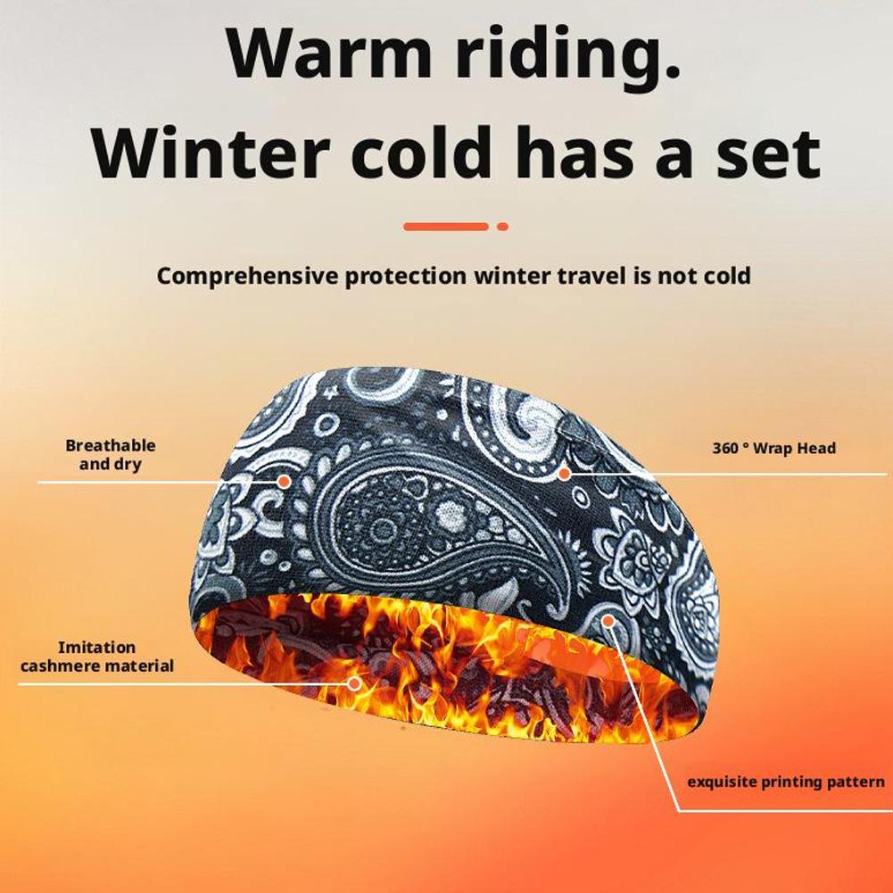 プリントフリースヘッドバンド冬用防風イヤーウォーマー、伸縮性 - Fleece Ear Warmer Band のレビューと価格