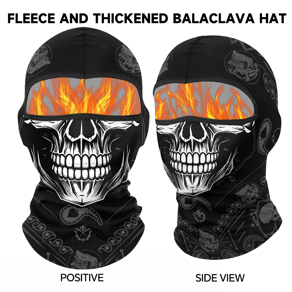 冬暖かいプラスベルベットバラクラバオートバイ防寒スカーフスキ - Balaclava Ski Mask のレビューと価格