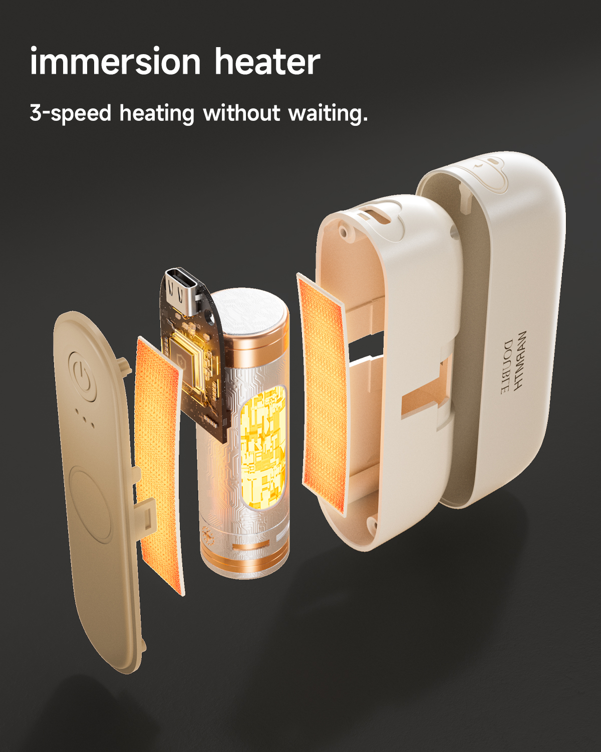 2-in-1 磁気充電式ハンドウォーマー電気ポータブルハンド - Hand Warmer Electric のレビューと価格