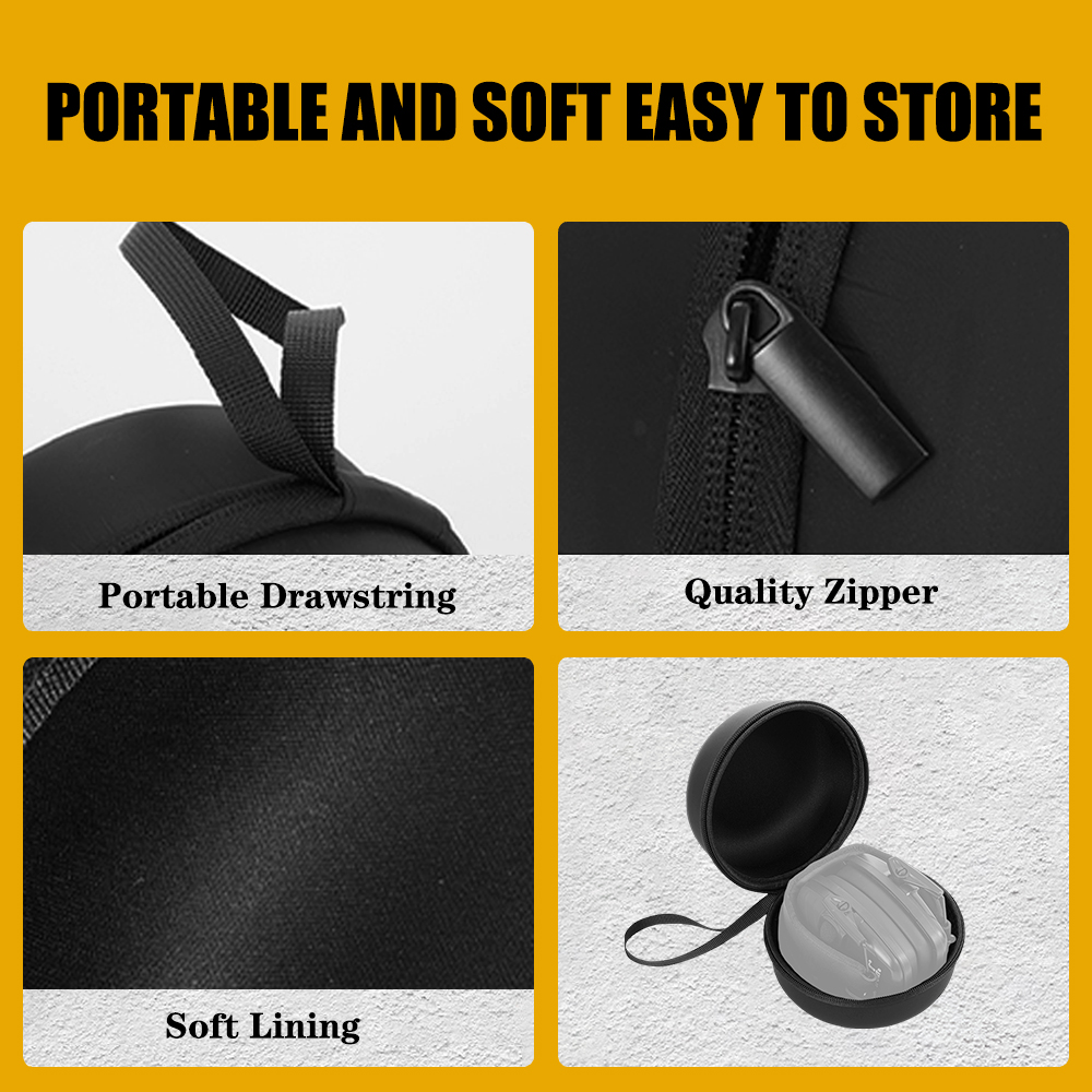 ノイズキャンセリングヘッドセットボックス戦術的なイヤーマフ収 - Earmuffs Foldable のレビューと価格