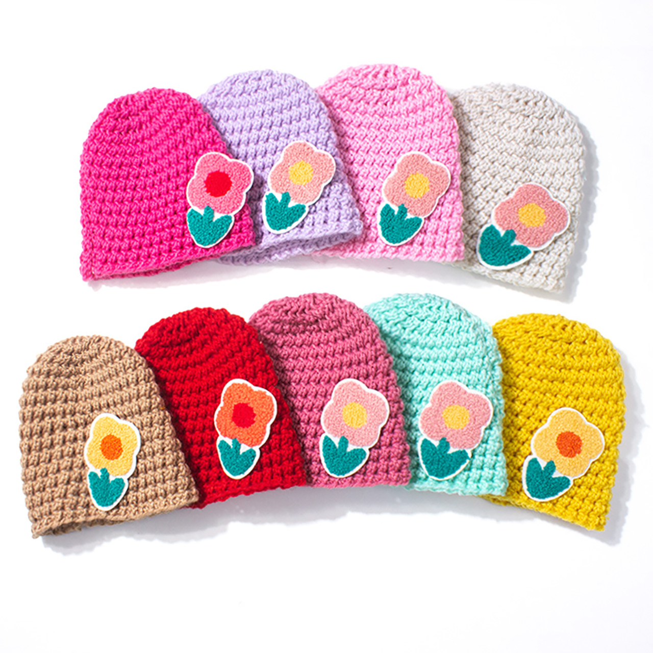 0-3 年新生児ニットプルオーバー帽子冬暖かい幼児ウールかぎ - Knit Beanie Hat Warm のレビューと価格
